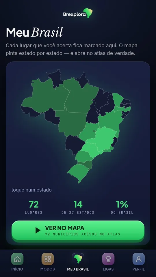 Meu Brasil: o mapa pintado estado por estado